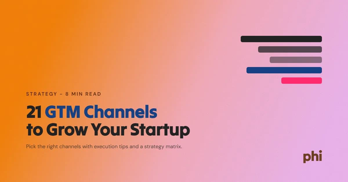 The 21 GTM Channels That Actually Build Pipeline