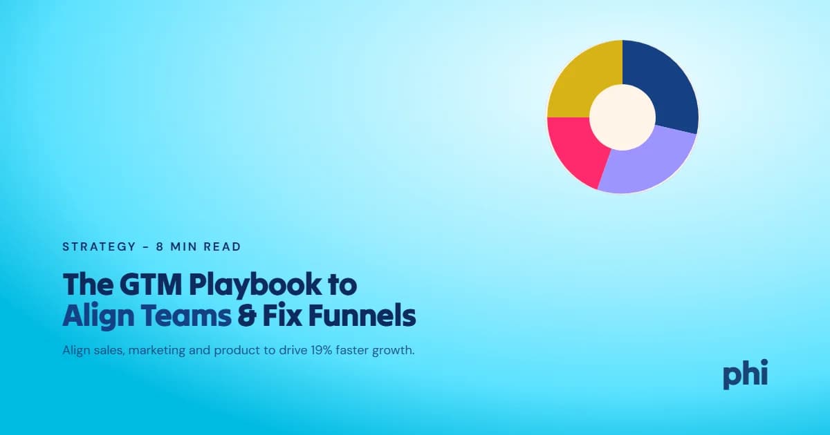 The GTM Strategy Execution Playbook to Align Teams, Fix Funnels & Drive Growth
