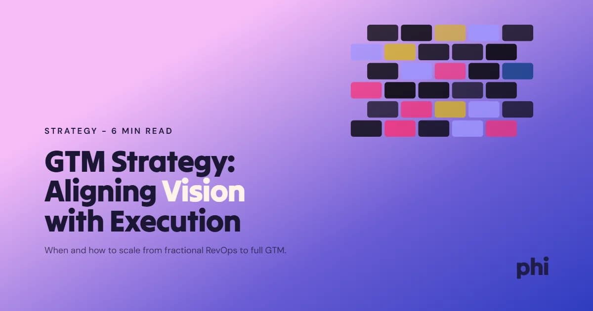 GTM Strategy for Founders: Aligning Vision with Execution in B2B Startups