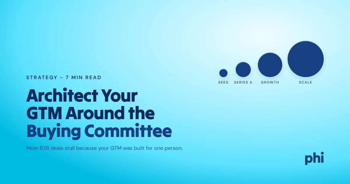 The B2B Buying Committee Psychology and How to Architect Your GTM Around It