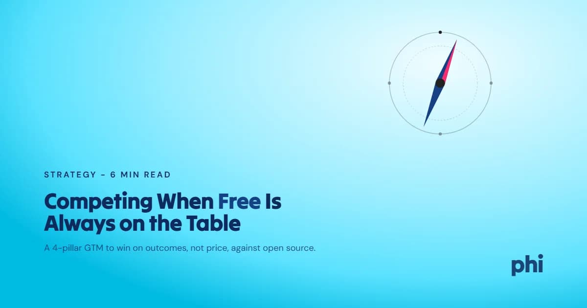 How to Compete Against Free Alternatives and Open Source in Your GTM