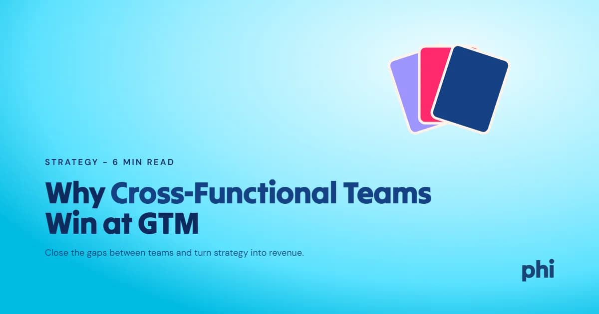 How Cross-Functional Teams and AI Make GTM Strategy Effective