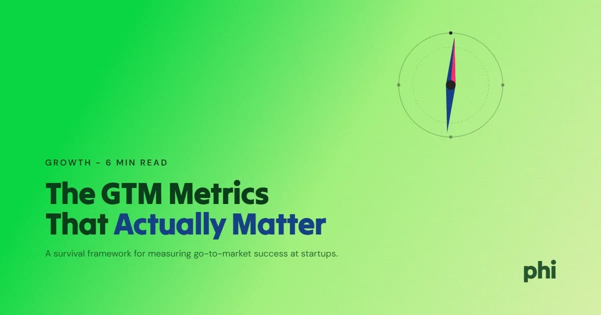 How Startups Measure GTM Success That Matters – Phi Consulting