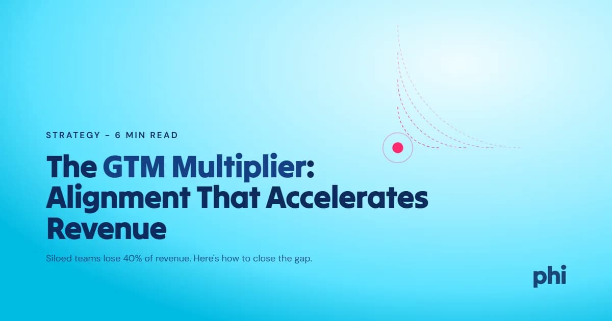 The GTM Multiplier: How Cross-Functional Alignment Accelerates Execution and Revenue