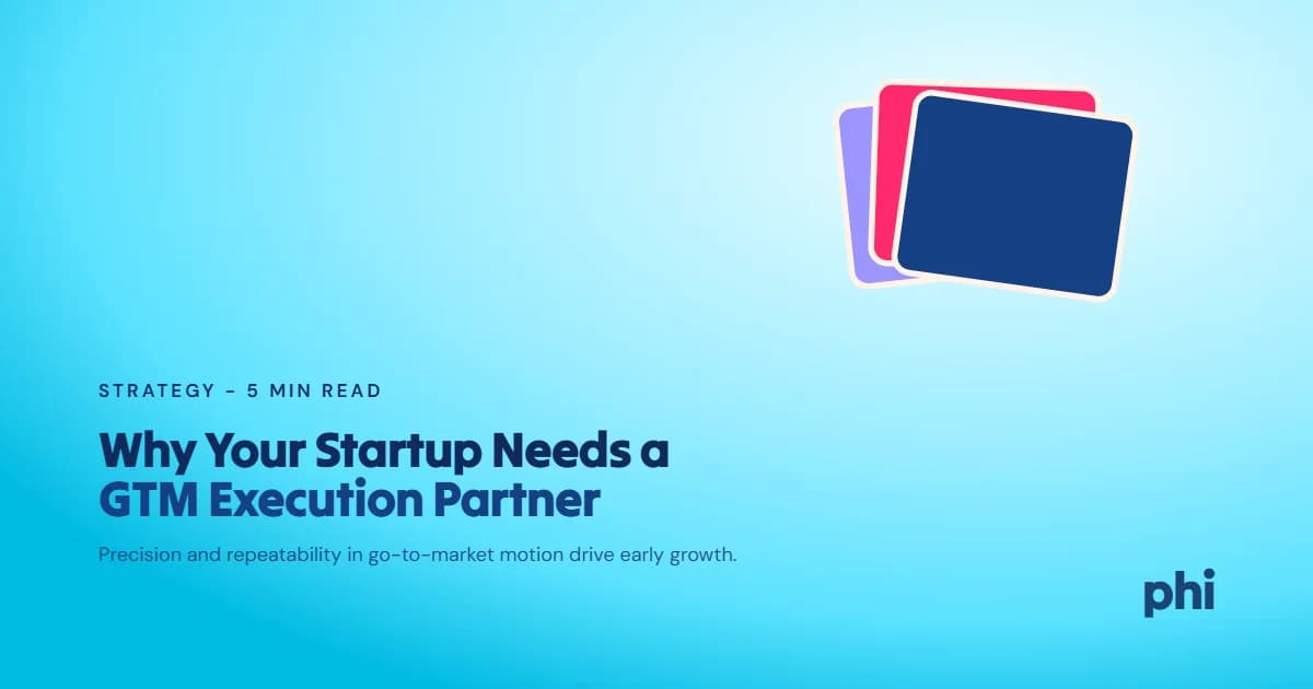 Why You Need a GTM Execution Partner for Your Startup